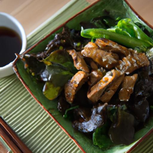 Savory Teriyaki Chicken Bowl Paired with Nutty Sesame Greens