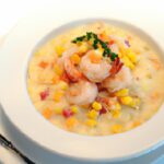 Savor the Sea and Sweetness: Shrimp & Corn Chowder Delight