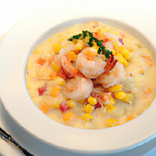 Savor the Sea and Sweetness: Shrimp & Corn Chowder Delight