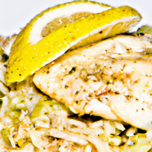 Zesty Lemon Pepper Tilapia paired with Fragrant​ Herbed Orzo