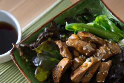 Savory Teriyaki Chicken Bowl Paired with Nutty Sesame Greens