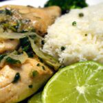 Tropical Twist: Coconut Lime Chicken with Fragrant Jasmine Rice