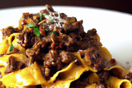 Hearty Beef Ragu Meets Silky Pappardelle Perfection