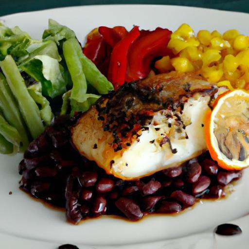 Spice Up Dinner: Cajun Blackened Cod with Zesty Red Bean Salad