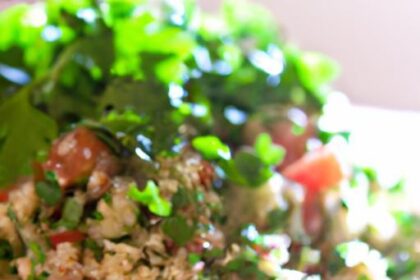 Fresh & Zesty: Your Guide to an Easy Tabbouleh Salad