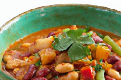 Hearty Chicken & White Bean Chili Infused with Warm Cumin