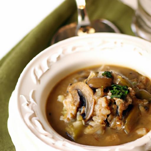 Savor the Comfort of Hearty Mushroom Barley Soup Delight