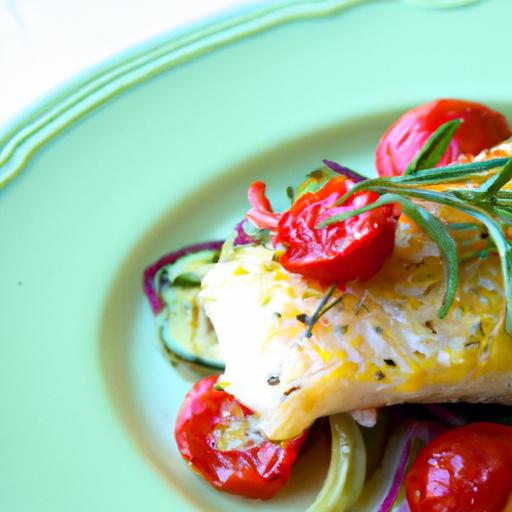 Garlic Herb Baked Cod with Juicy Blistered Tomatoes Delight