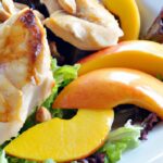 Sweet & Tangy Balsamic Glazed Chicken Peach Salad Recipe