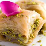 Delightful Rose Petal Baklava Drizzled with Orange Blossom Syrup