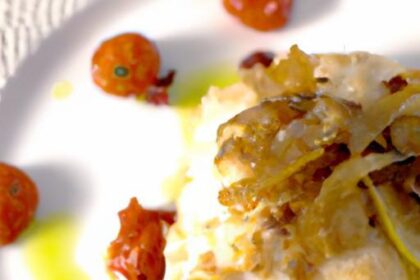 Garlic Herb Baked Cod with Juicy Blistered Tomatoes Delight