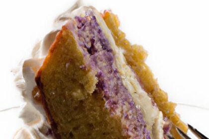 Milky Purple Sweet Potato Cake: A Creamy, Vibrant Delight