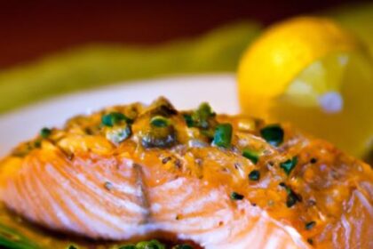 Perfectly Seared Salmon with Zesty Lemon Dill Sauce Recipes
