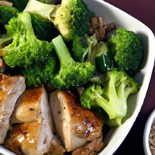 Savory Sesame Soy Glazed Chicken Thighs with Broccoli Bowl