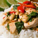 Savor Thai Basil Chicken Paired Perfectly with Coconut Rice