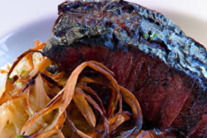 Savor BBQ Beef Brisket with Smoky Charred Onions Flair