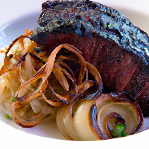 Savor BBQ Beef Brisket with Smoky Charred Onions Flair