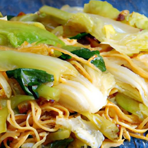 Crunchy Cabbage Stir Fry Noodles: A Flavorful Twist