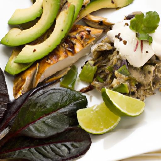 Zesty Cilantro Lime Chicken with Creamy Avocado bliss