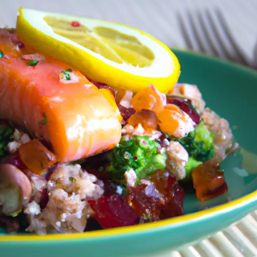 Power-Packed salmon Quinoa Bowl: A nutrient-Rich Delight