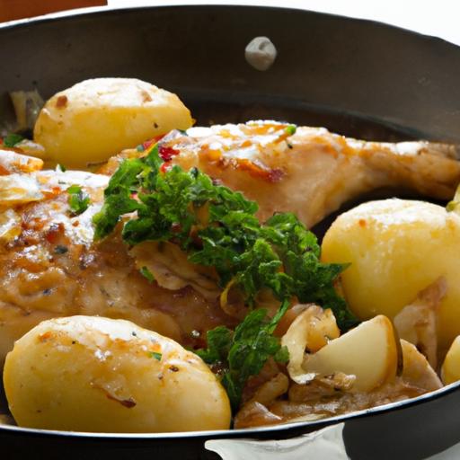 Golden One-Pan Chicken &‌ Potatoes: Simple, Savory Feast