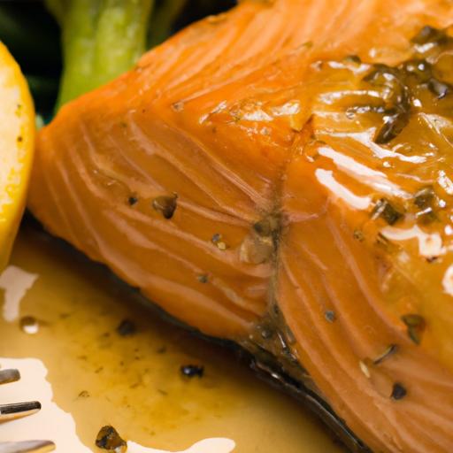 Savory Baked Salmon with ⁢Sweet Dijon Honey Glaze ‌Recipe