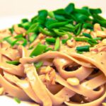 Zesty Peanut Butter Noodles with Fresh Green Onions Twist