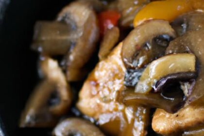 Savor Skillet Chicken and Mushrooms: Flavorful Weeknight Delight
