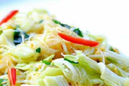 Crispy Cabbage Stir Fry Noodles: A Quick Flavor Boost