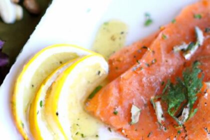 Zesty Dill Lemon Garlic Sauce: Perfect Partner for Smoked Salmon