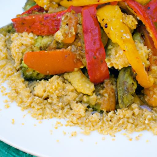 Wholesome Simple Couscous with Vibrant Roasted Veggies