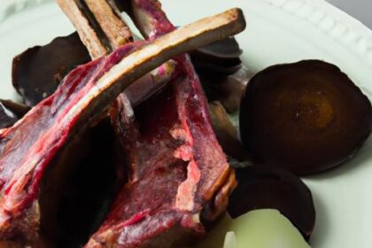 Deeply Savory Black Garlic Braised Beef Ribs with Parsnip