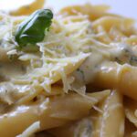 Savor the Flavor: Creamy Garlic Chicken & Parmesan Pasta