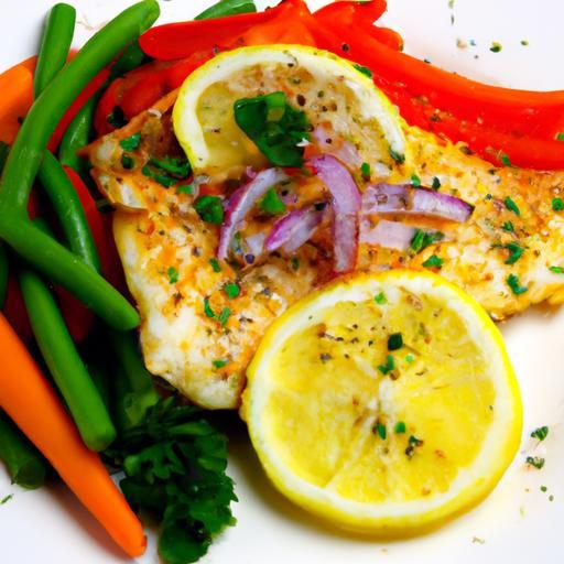 Wholesome Baked Tilapia with Vibrant Veggie Medley Recipe