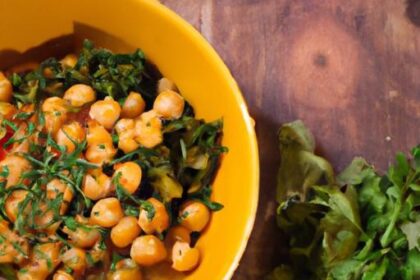 Vibrant Turmeric Chickpea & Kale Coconut Curry Delight