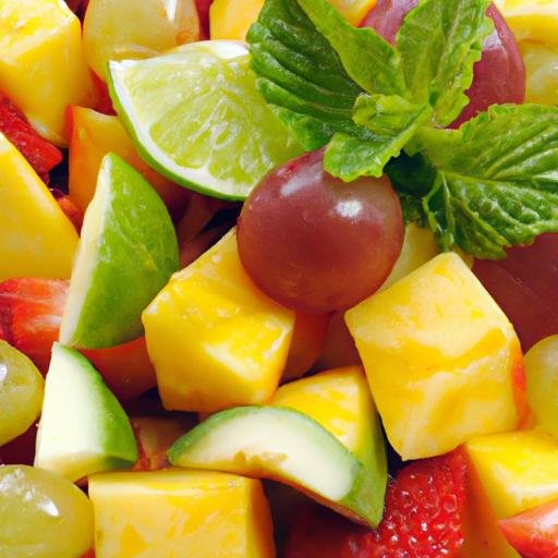 Zesty Tropical ​Fruit Salad with ⁢a Chili Lime Kick