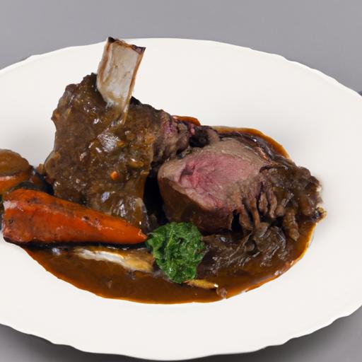 Deeply Savory Black Garlic Braised‍ Beef ‌Ribs ​with Parsnip