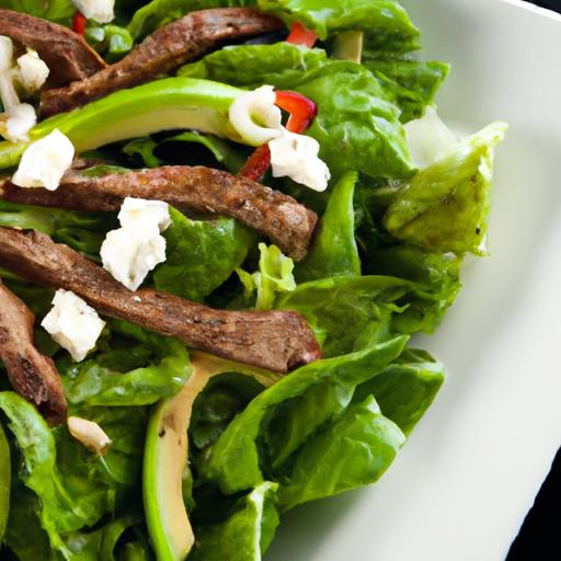 Zesty Cilantro Lime Steak Fajita salad: Fresh Flavor Boost