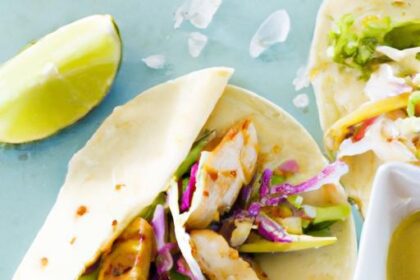 Zesty Fish Tacos with Crisp Lime Cabbage Slaw Delight