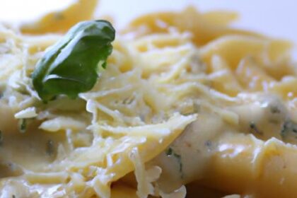 Savor the Flavor: Creamy Garlic Chicken & Parmesan Pasta