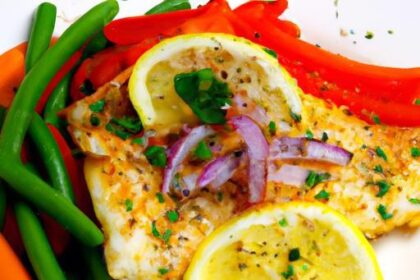Wholesome Baked Tilapia with Vibrant Veggie Medley Recipe