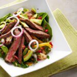 Zesty Cilantro Lime Steak Fajita Salad: Fresh Flavor Boost