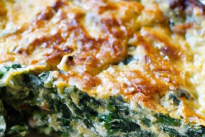 Wholesome Egg White Frittata with Spinach & Feta Flair