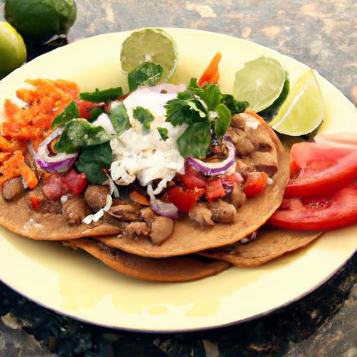 Crunchy & Creamy: Easy Refried Bean Tostadas Recipe