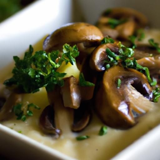 Savor the Comfort: Creamy Polenta with Earthy Mushrooms