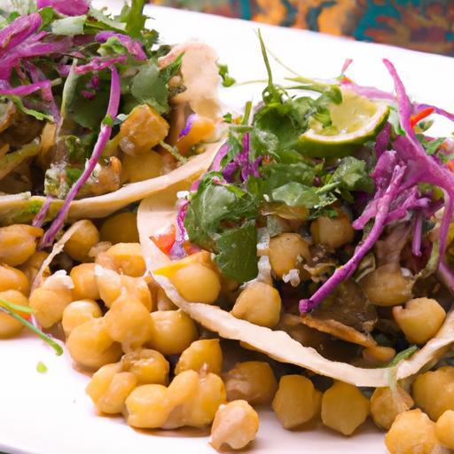 Crunchy Canned Chickpea Tacos with Zesty Lime Slaw Twist