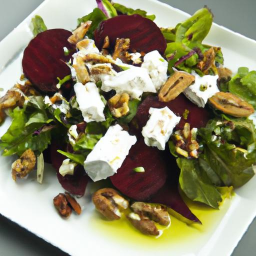 Beet Salad Bliss: Feta & Walnuts in Every Bite