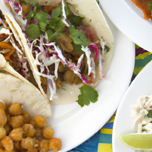 Crunchy Canned Chickpea Tacos with Zesty Lime Slaw Twist