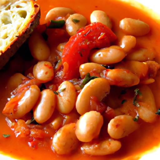 Hearty Garlicky Tomato & White Bean Stew Recipe Revealed