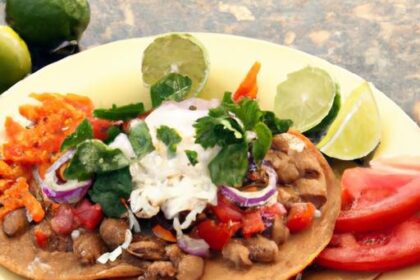 Crunchy & Creamy: Easy Refried Bean Tostadas Recipe